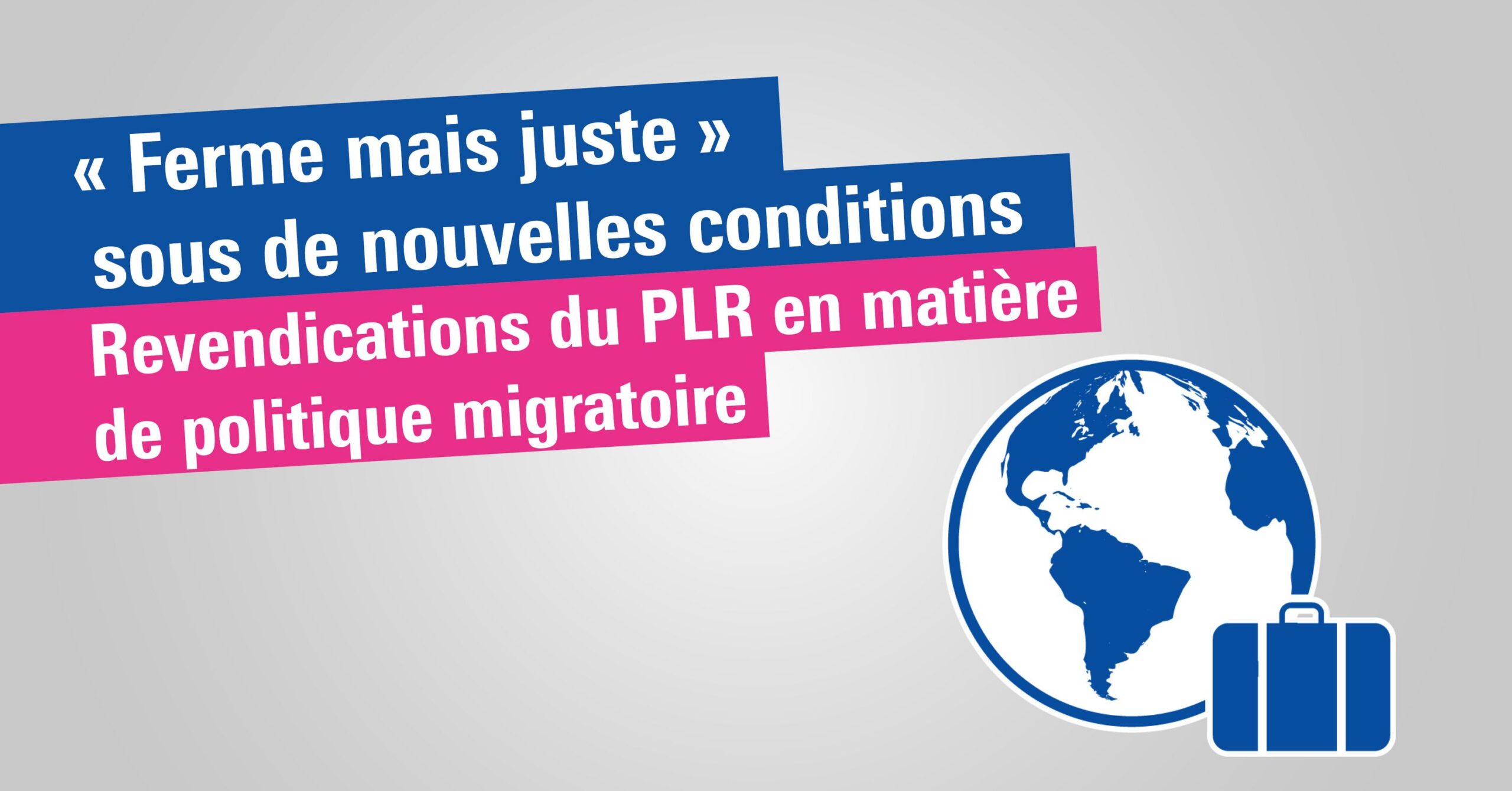 Politique migratoire : Le PLR critique les requérants d’asile dans une commune genevoise